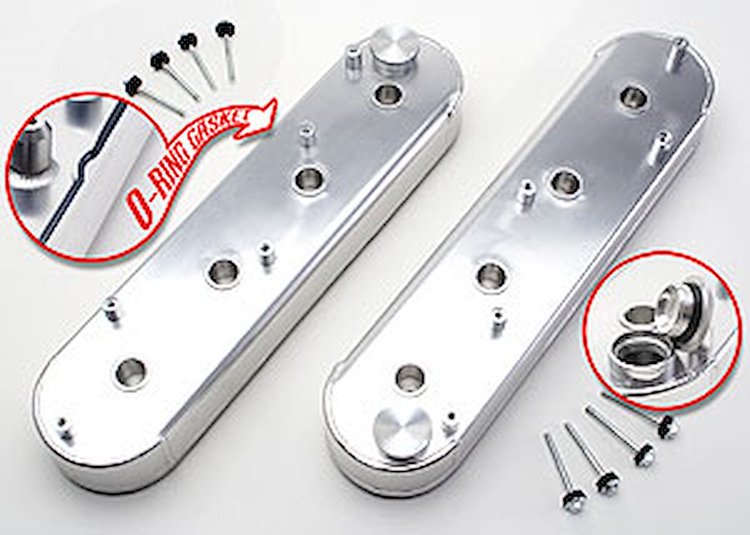 Fabricated Aluminum Valve Covers GM LS Series 4.8L/5.3L/6.0L