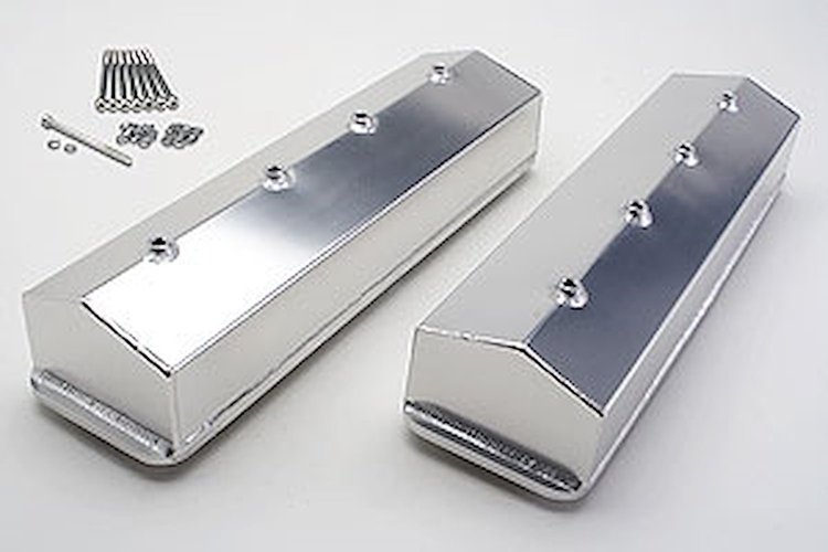 Fabricated Aluminum Valve Covers 1987-99 Small Block Chevy 305-350