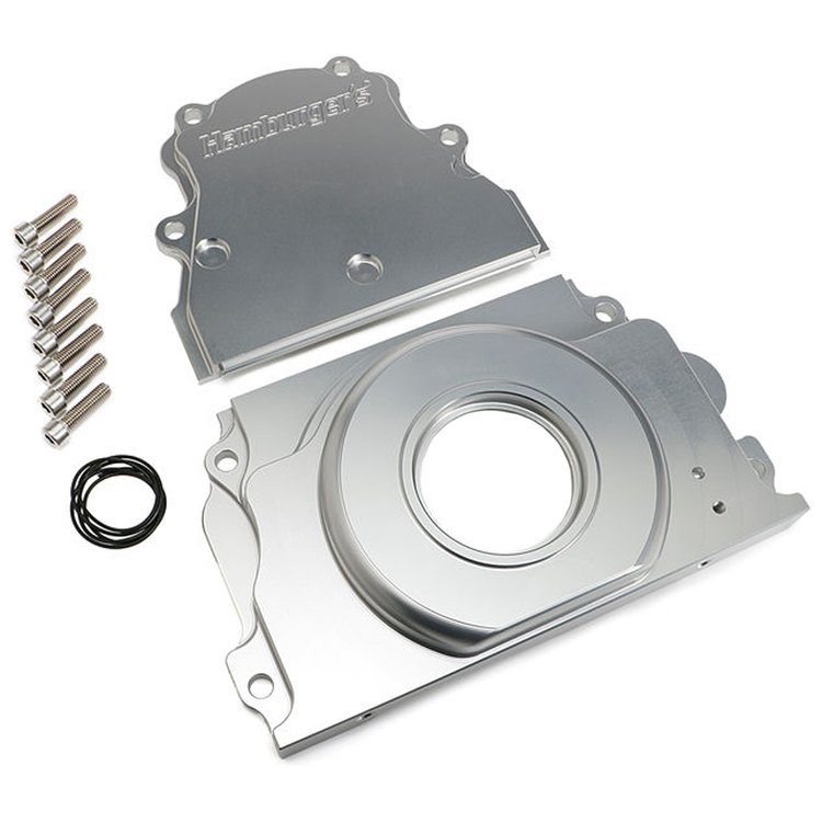 2-Piece Billet Aluminum Timing Cover GM LS-Series Gen III Engines