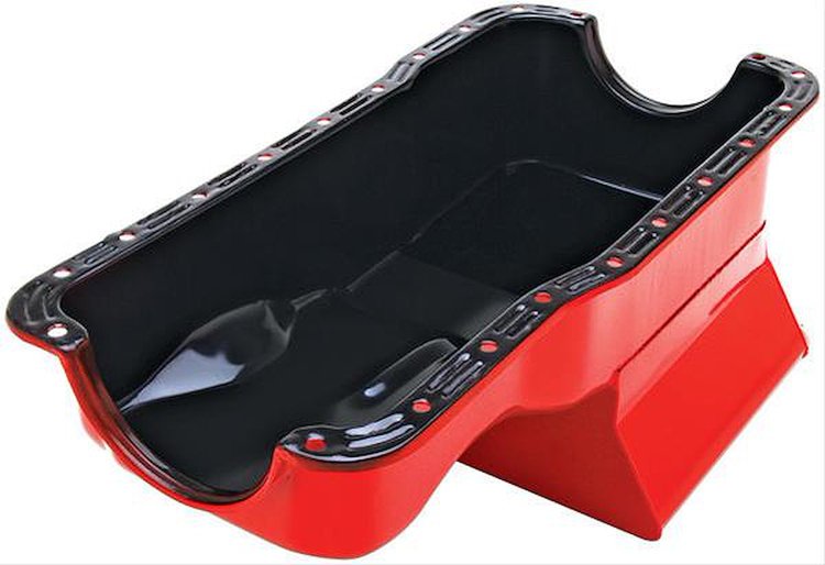 SB FORD OIL PAN STREET/STRIP 1965-1987 260-289-302 7QT FRONT SUMP