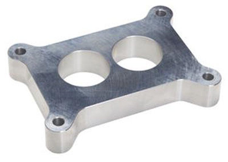 2540 1 in. HOLLEY 2BBL-Ported; BILLET ALUMINUM Carburetor Spacer