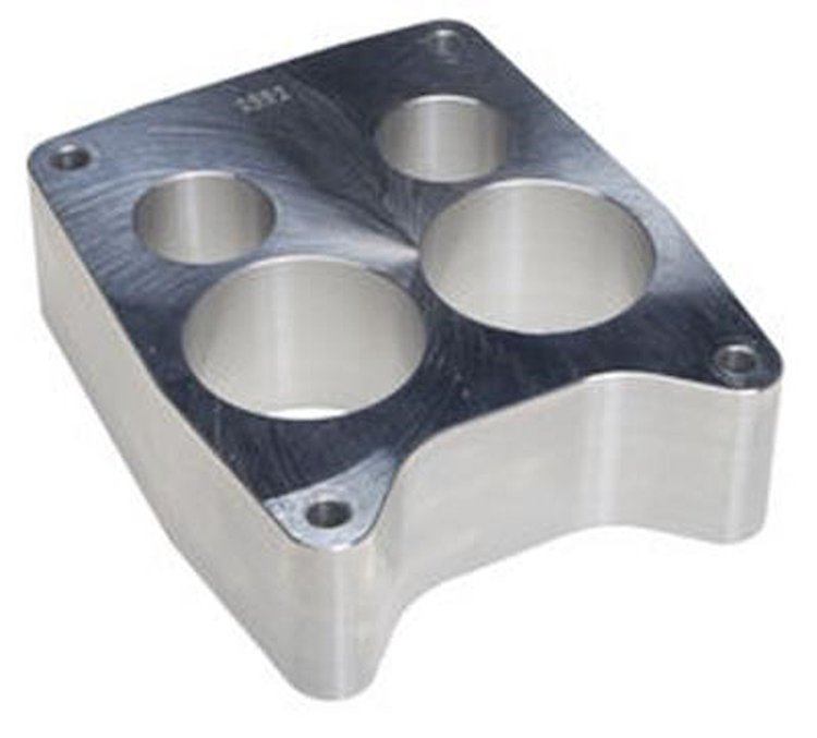 2552 2 in. QUADRAJET - Ported; BILLET ALUMINUM Carburetor Spacer