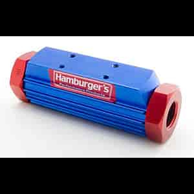 180 Degree High Flow Fuel Filter 1/2" NPT Ports