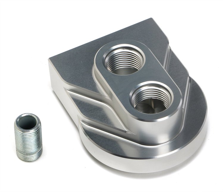 Single Remote Oil Filter Relocation Base For PH8A filter (or equivalent)