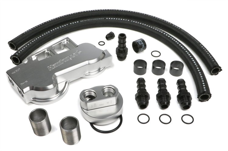 BILLET TRU DUAL OIL FILTER RELOCATION KIT-DODGE CUMMINS DIESEL