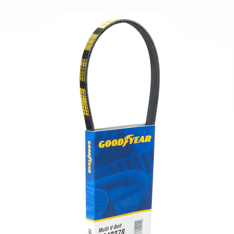 1040517 Serpentine Belt, Select Chrysler; Dodge; Plymouth; Ford; Lincoln, K Profile, 4 Ribs, 51.7 in. Effective Length