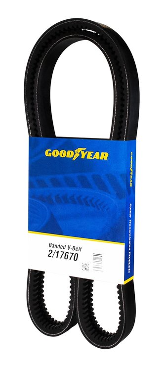 2/17670 Automotive & HD Banded V-Belt, 13A Profile, 67 in. Effective Length