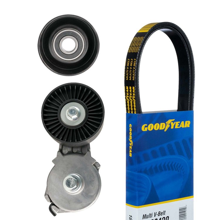 3009 Serpentine Belt Drive Component Kit Select AM General; Chevy; GMC