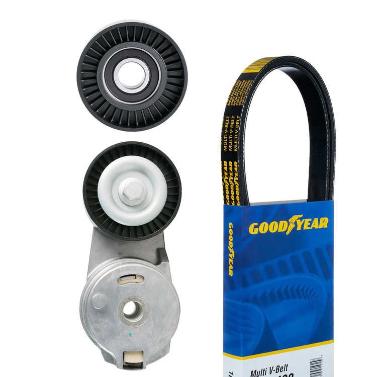 3186 Serpentine Belt Drive Component Kit Select Ram; Chrysler; Dodge; Volkswagen