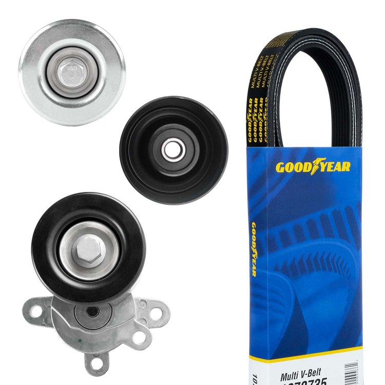 3322 Serpentine Belt Drive Component Kit, 2007-2013 Nissan Altima, 2009-2015 Nissan Maxima, 2009-2014 Nissan Murano