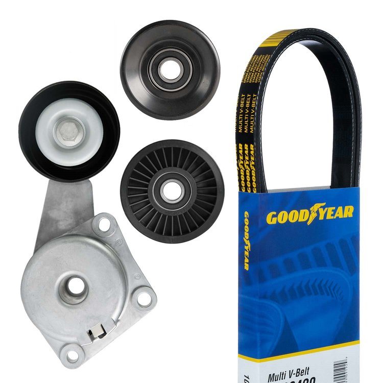 5022 Serpentine Belt Drive Component Kit Select Ford