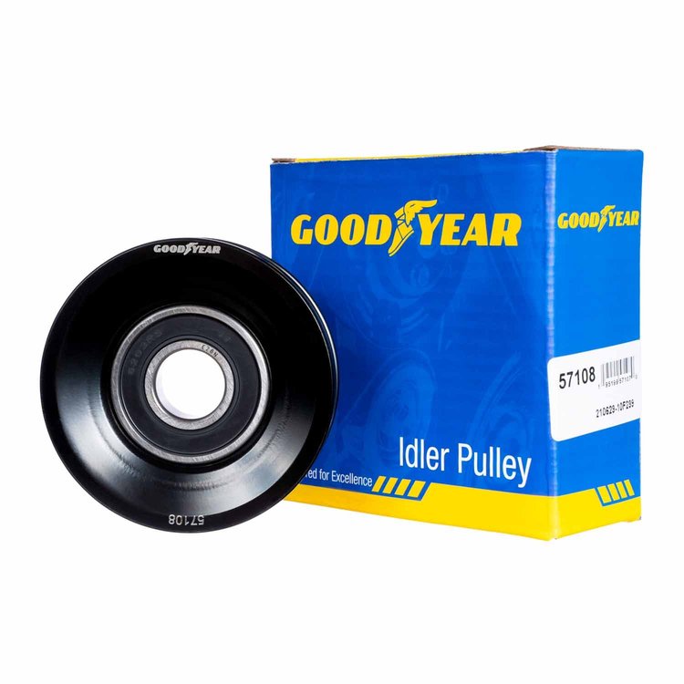 57108 Belt Drive Idler/Tensioner Pulley Select Subaru; Chrysler; Dodge; Eagle; Plymouth; Acura/Honda; Saab; Lexus; Toyota; Mazda
