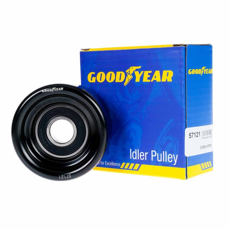 57121 Belt Drive Idler/Tensioner Pulley Select Land Rover; Isuzu; Buick; Cadillac; Chevy; GMC; Oldsmobile; Saab; Mazda; Hummer