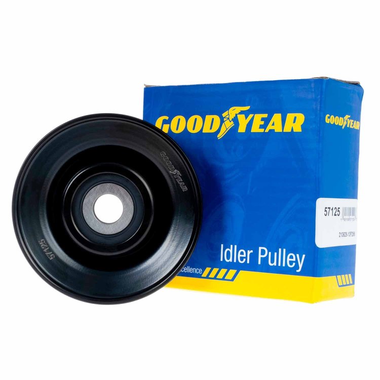 57125 Belt Drive Idler/Tensioner Pulley Select Daewoo; Kia; Hyundai; Eagle; Plymouth; Chevy; Ford; Nissan; Toyota; Mazda