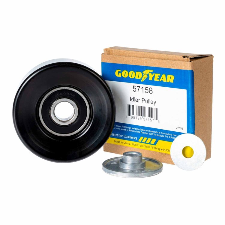 57158 Belt Drive Idler/Tensioner Pulley Select Chrysler; Dodge; Eagle; Plymouth; Mitsubishi