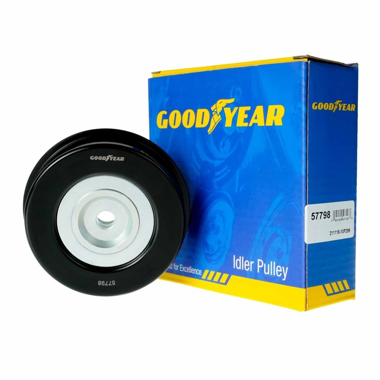 57798 Belt Drive Idler/Tensioner Pulley Select Kia; Hyundai; Dodge; Mitsubishi