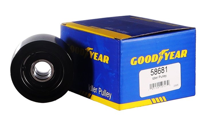 58681 Belt Drive Idler/Tensioner Pulley Select Sterling Truck; Blue Bird; Freightliner; Ford; Kenworth; Peterbilt