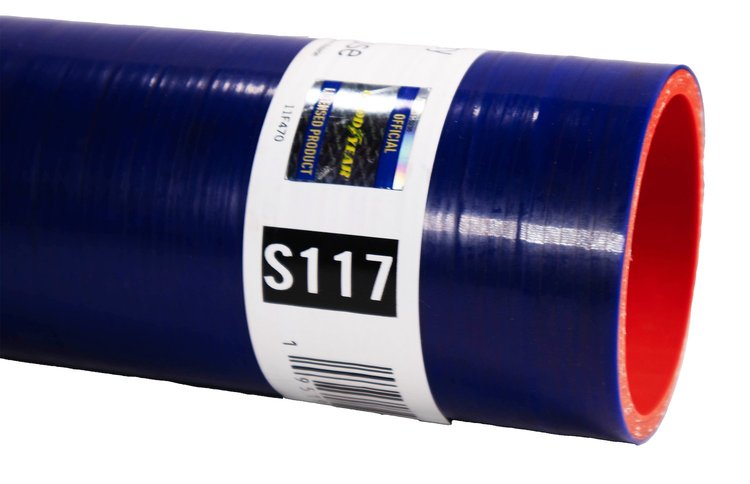 S117 HD Stick Hose Silicone Select White/GMC; White; Volvo; GMC; Mack; Freightliner; Ford; Peterbilt; International