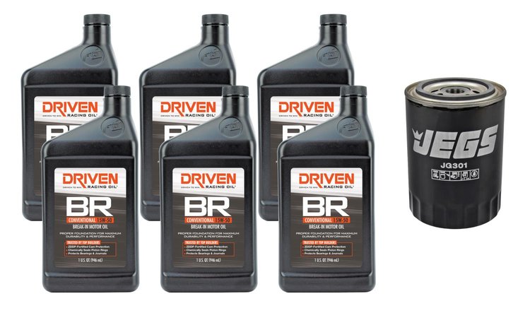 15W50 Break-In Oil with Ford/Mopar Filter Kit