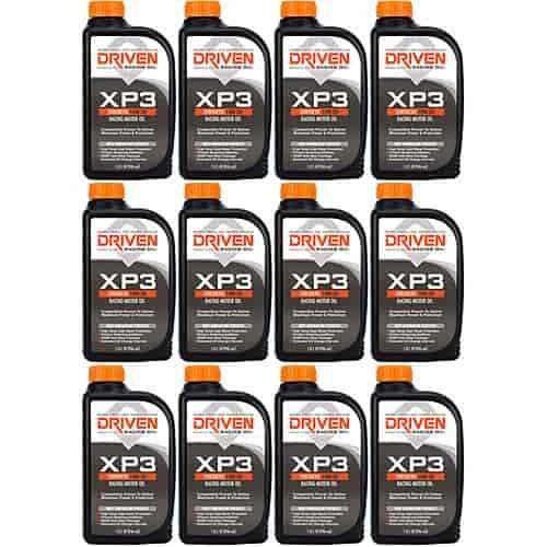 XP3 SAE 10W-30 Synthetic Racing Oil Case of 12 Quarts