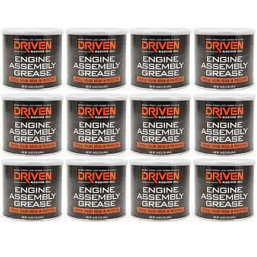 Extreme Pressure Engine Assembly Grease Case of 12, 1 Pound Tubs