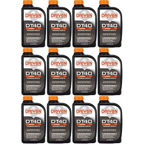 DT40 5W-40 Synthetic European Sports Car Oil Case of 12 Quarts