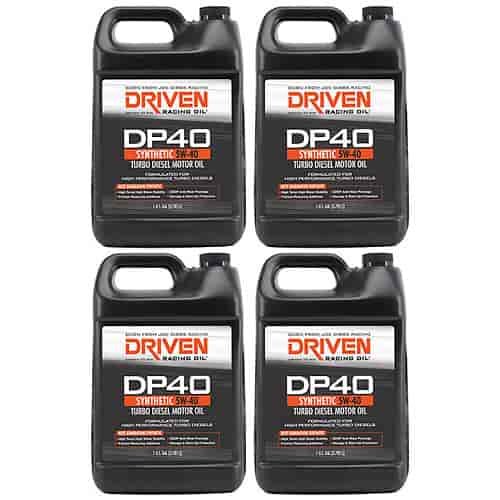 DP40 5W-40 Synthetic Turbo Diesel Oil Case of 4 Gallons