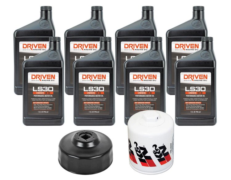 LS30 5W-30 Synthetic Oil Change Kit 2010-Up Chevrolet Camaro 6.2L L99