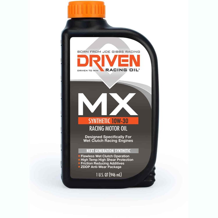 MX1 10W-30 Synthetic Wet-Clutch Racing Oil High Zinc Formulation