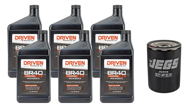 10W40 Break-In Oil with Chevy Filter Kit