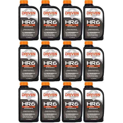 HR6 10W-40 Synthetic Hot Rod Oil Case of 12 Quarts