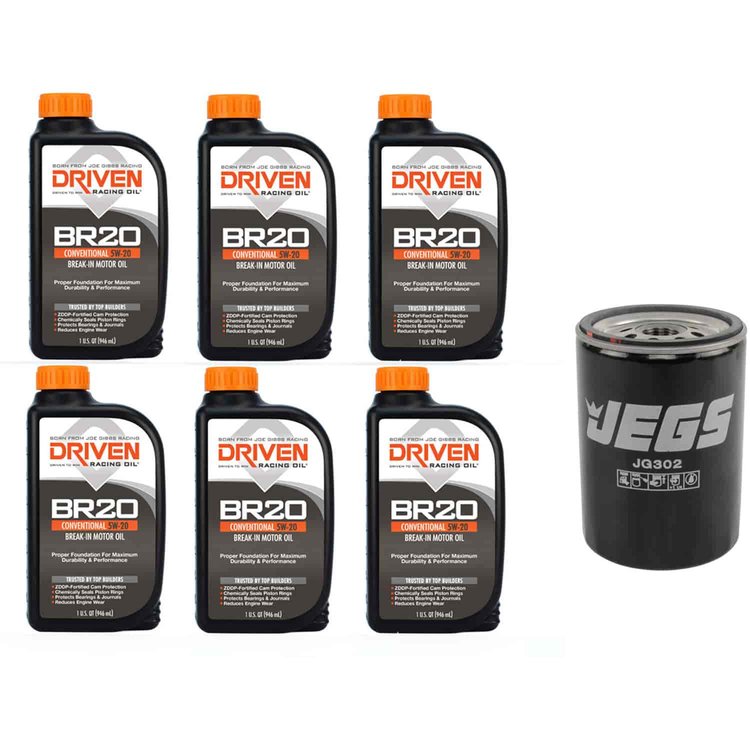 5W20 Break-In Oil with Chevy Filter Kit