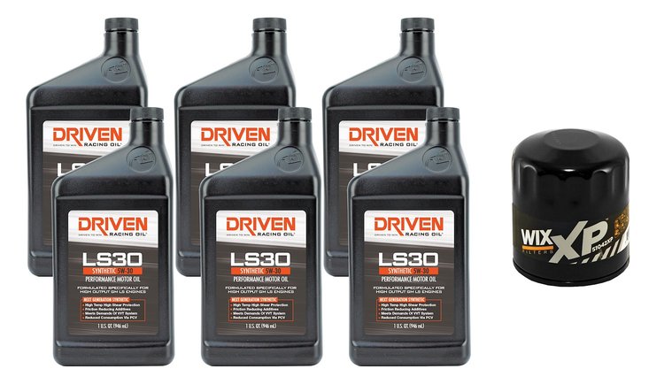 LS30 5W-30 Synthetic Oil Change Kit 1997-2006 Gen III GM Engines w/ 6 Qt. Capacity