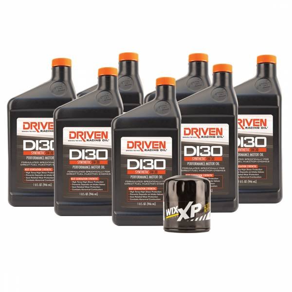DI30 5W-30 Synthetic Performance Oil Change Kit 2014-2018 Corvette Stingray LT1 w/ 7 Qt. Capacity