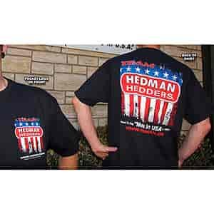 "Team Hedman Flag" T-Shirt Black, 2X-Large