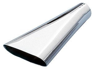 Oval Angled Hot Tip 2-1/2" In, 4" Out