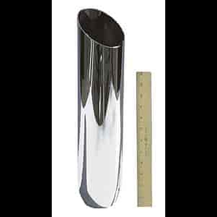 Big Wazoo Angled Exhaust Tip 2-1/4" In, 3" Out