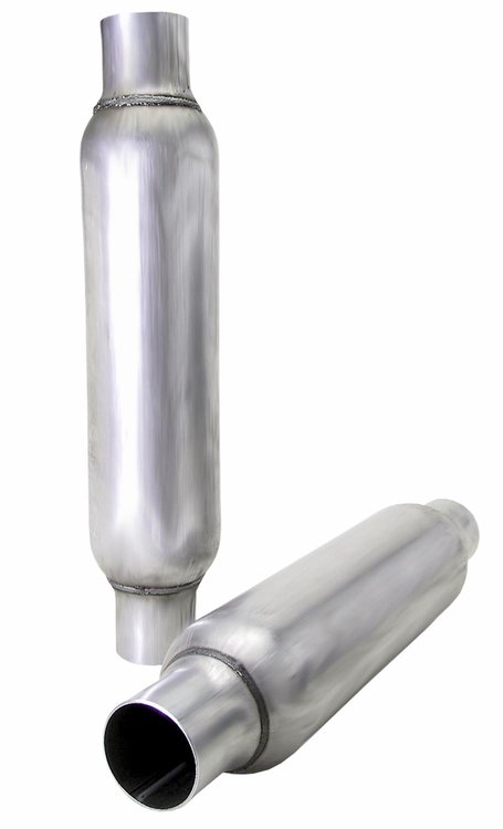 Glass Pack Muffler Exhaust System Diameter: 2.25"