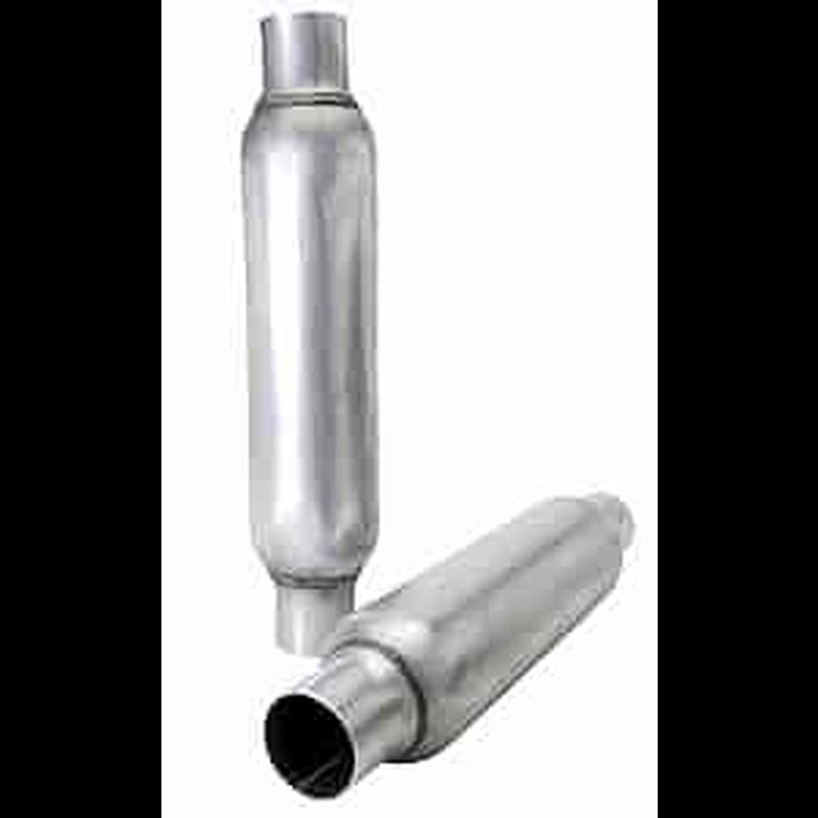 Glass Pack Muffler Exhaust System Diameter: 2.25"