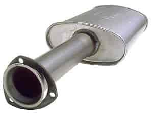 3 Bolt Flange Turbo Header Muffler Exhaust System Diameter: 2.25"