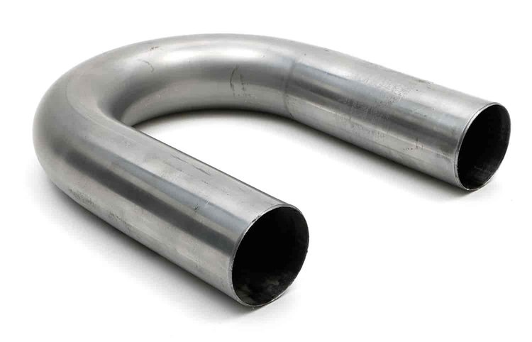 2 1/2 16G MILD STEEL 180 DEGREE BEND 4 RADIUS
