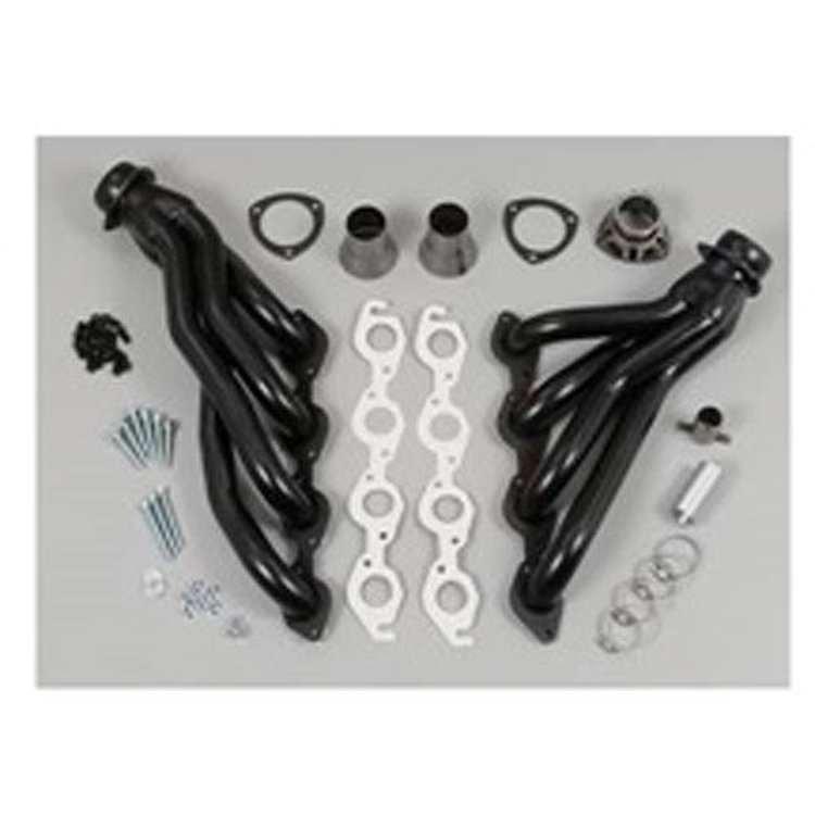 Standard Duty Uncoated Shorty Headers for 1965-81 Camaro, Chevelle, Malibu, Nova, Bel Air, Impala