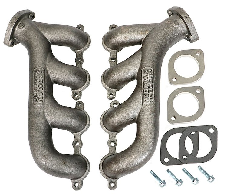 LS-Swap Cast Iron Exhaust Manifolds Raw Finish