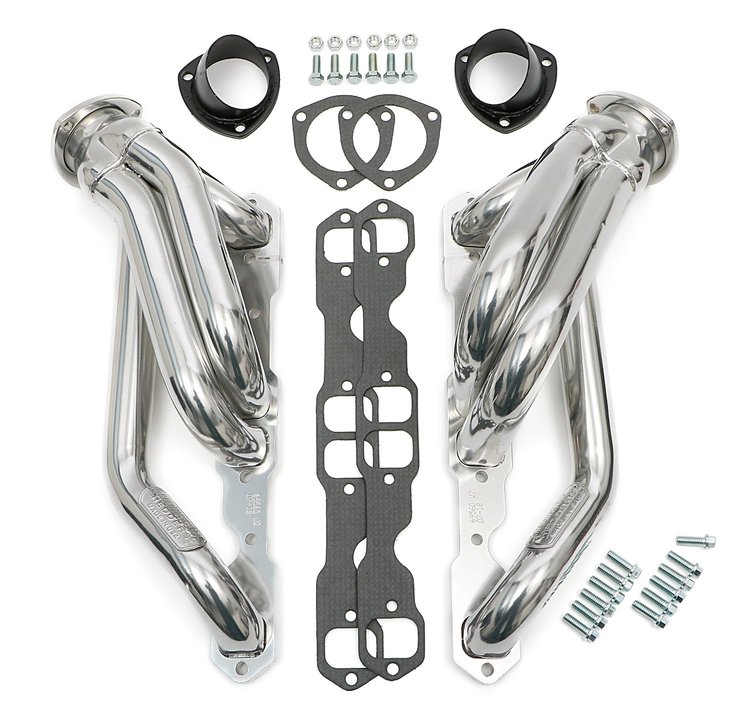 Chevy Gen-1-Engine Swap Mid-Length Headers HTC Coated 1982-2004 Chevy S10/Blazer V8 / GMC S15/Jimmy V8 Gen 1 Small Block 2WD