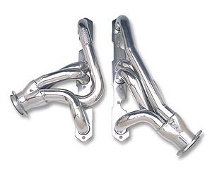 Standard Duty HTC Coated Shorty Headers 1972-83 Jeep CJ5 w/SB-Chevy 283-400 (Swap)