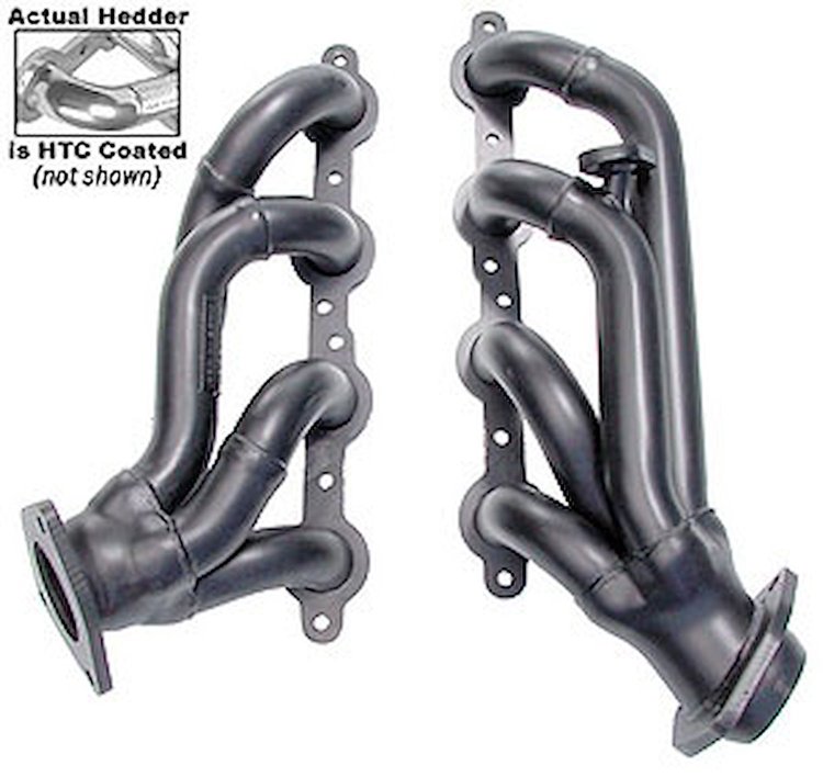 Standard Duty HTC Coated Shorty Headers 1999-2003 Silverado/Sierra/Escalade 4.8/5.3/6.0L