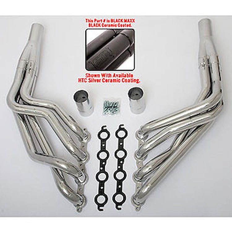 Long Tube Headers Black Maxx Ceramic Coating