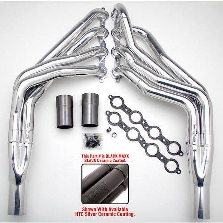 Long-Tube Headers Ceramic-Metallic Black Maxx Coating