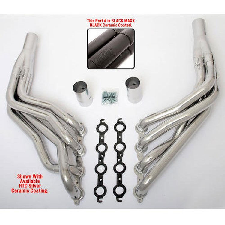 Long-Tube Headers Ceramic-Metallic Black Maxx Coating