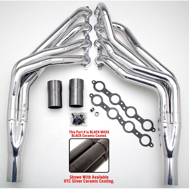 Long-Tube Headers Ceramic-Metallic Black Maxx Coating